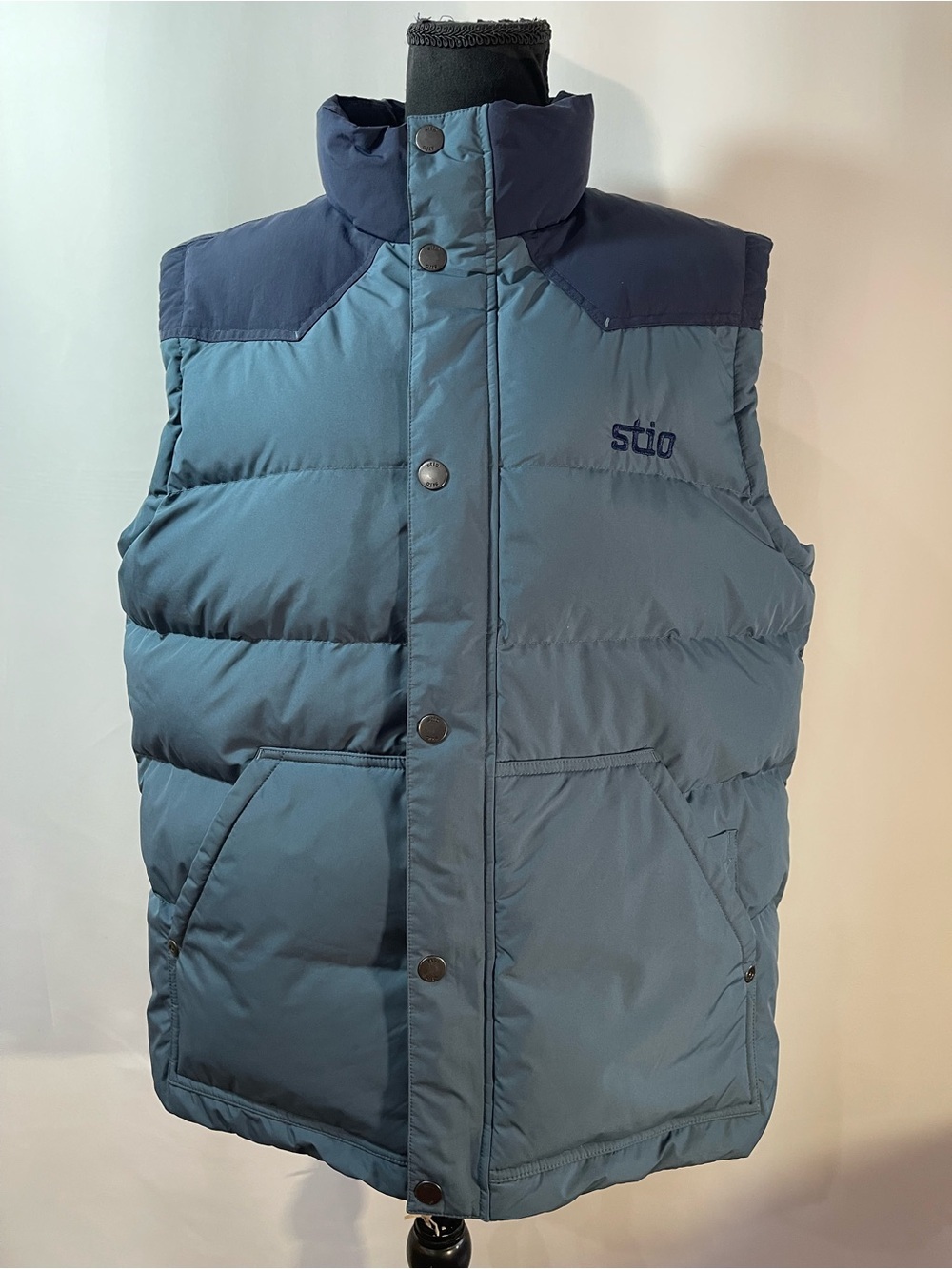 Stio Puffer Vest blue men’s large